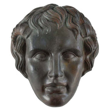 Load image into Gallery viewer, Alexander the great small Mask with Bronze color effect - Macedonian King
