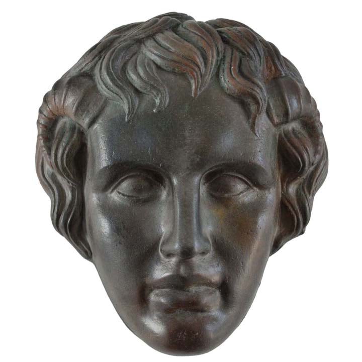 Alexander the great small Mask with Bronze color effect - Macedonian King