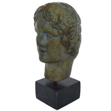 Load image into Gallery viewer, Alexander the Great Macedonian bronze bust statue - King Of Vergina - Phillip II
