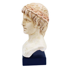 Load image into Gallery viewer, Apollo bust sculpture - Olympian God of light sun music poetry
