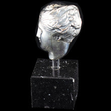 Load image into Gallery viewer, Hygieia - Hygeia Silver Miniature Head - Goddess of Health Healing and Weelbeing
