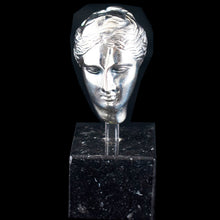 Load image into Gallery viewer, Hygieia - Hygeia Silver Miniature Head - Goddess of Health Healing and Weelbeing
