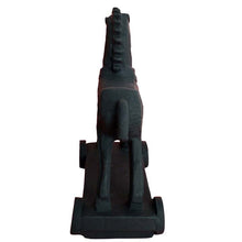 Load image into Gallery viewer, Trojan horse statue - Black sculpture - Greek Mythology - Homer iliad - Odysseas
