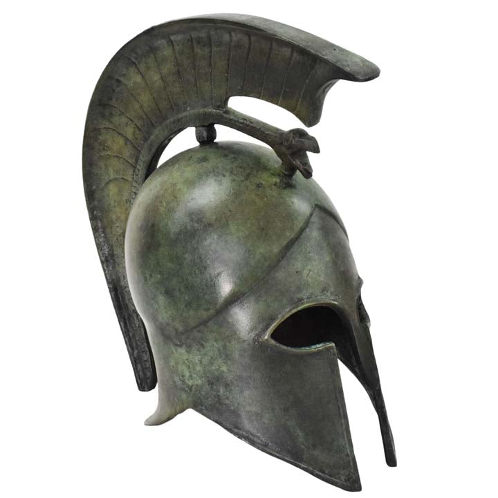 bronze football helmet replicas Corinthian small with snake Style:Right Thumb I started painting lures Hawaiian Koa Wood The Speed mini helmet
