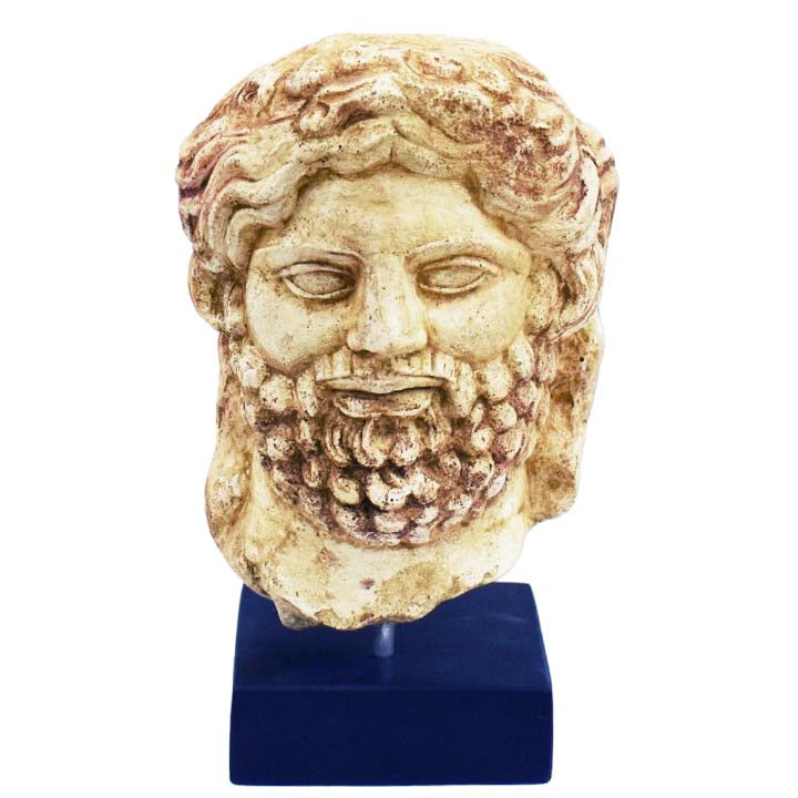 Zeus King of the Olympians Gods small bust - Ruler of Sky and Thunder - Olympus