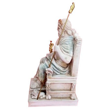Load image into Gallery viewer, Zeus King of the Olympians Gods statue - Ruler of Sky and Thunder - Olympus
