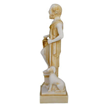 Load image into Gallery viewer, Diogenes the Cynic Aged Statue - Ancient Greek Philosopher - Cynicism - Diogenis
