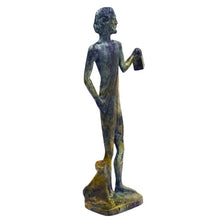 Load image into Gallery viewer, Diogenes The Cynic Bronze flat statue - Greek Philosopher - Cynicism Diogenis
