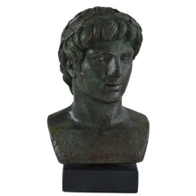 Load image into Gallery viewer, Apollo Bust with bronze color effect - God of light sun music and poetry
