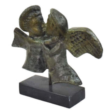 Load image into Gallery viewer, Cupid Eros end Psyche Bronze Figurine - Winged God of Love - True Love Story
