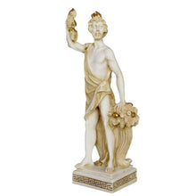 Load image into Gallery viewer, Dionysus Alabaster aged statue sculpture - Dionysos Bacchus God of wine ecstasy
