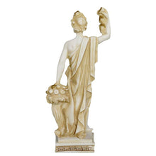 Load image into Gallery viewer, Dionysus Alabaster aged statue sculpture - Dionysos Bacchus God of wine ecstasy
