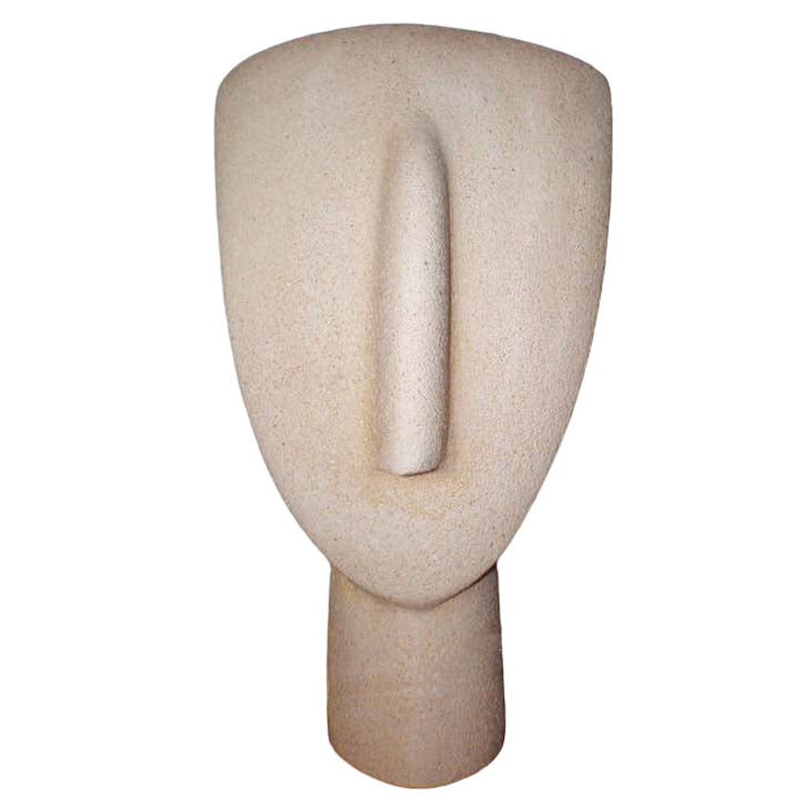 Cycladic Art Head Figure - Ancient Greek Art