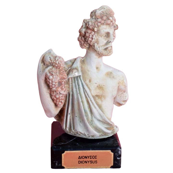 Dionysus Bacchus statue - Dionysos God of Wine Ritual Madness and ecstasy
