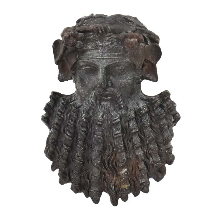 Dionysus Bacchus Theater miniature mask - God of Wine Ritual Madness ecstasy