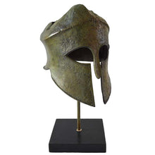 Load image into Gallery viewer, General Miltiades Bronze Helmet - Battle of Marathon - Olympia Museum Replica
