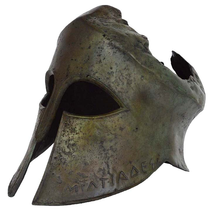 bronze football helmet replicas General Miltiades from Battle of Marathon Scent:Scented Goddess Athena collection-man Coach Signature Academy Backpack