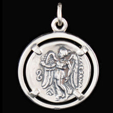 Load image into Gallery viewer, Goddess Athena Silver Pendant - Alexander The Great Lifetime Stater
