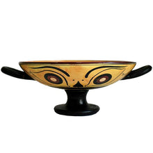 Load image into Gallery viewer, Dionysus Crossing the sea Black Figure Small Kylix Vase by Exekias - Munich Museum
