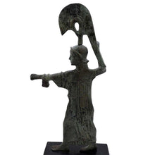 Load image into Gallery viewer, Goddess Athena Promachos bronze statue - Symbol of Strategy - Museum replica

