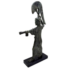 Load image into Gallery viewer, Goddess Athena Promachos bronze statue - Symbol of Strategy - Museum replica

