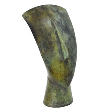 Load image into Gallery viewer, Cycladic Bronze Head Figurine - Ancient Greek Abstract Art statue Simplicity
