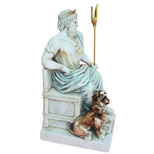 Load image into Gallery viewer, Hades statue - Ancient Greek God of The Underworld - Pluto - Cerberus
