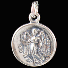 Load image into Gallery viewer, Helmetted Goddess Athena &amp; Nike Small Silver Pendant - Alexander the Great Stater
