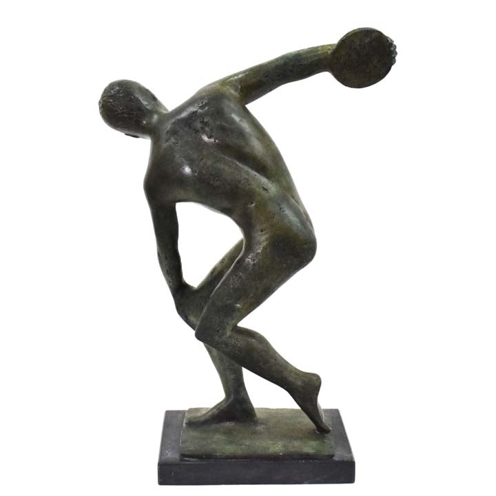 Discobolus of Myron bronze statue - Discus Thrower Athlete Ancient Oly ...