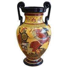 Load image into Gallery viewer, Achilles Poseidon &amp; Goddess Athena - Amphora Vase - Museum Replica
