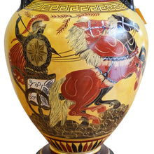 Load image into Gallery viewer, Achilles Poseidon &amp; Goddess Athena - Amphora Vase - Museum Replica
