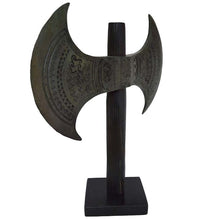 Load image into Gallery viewer, Double Headed Axe - Large Bronze Labrys - Museum Reproduction - Minoan Period
