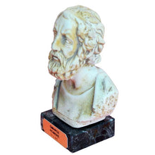 Load image into Gallery viewer, Homer small bust figurine - Epic Poet - Iliad - Odyssey - Omiros Ancient Greece
