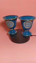 Load and play video in Gallery viewer, Pegasus and Helmet Design Pythagorean 2 cups high quality set Pythagoras color petrol
