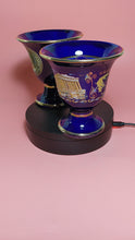 Load and play video in Gallery viewer, Goddess Athena and Parthenon Design 2 cup set Pythagorean Cup color blue
