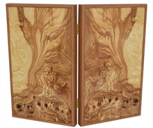 Load image into Gallery viewer, Olive 15&quot; Backgammon Set - Olive wood checkers
