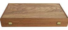 Load image into Gallery viewer, Traditional Handmade Olive wood Backgammon Set - Olive wood checkers
